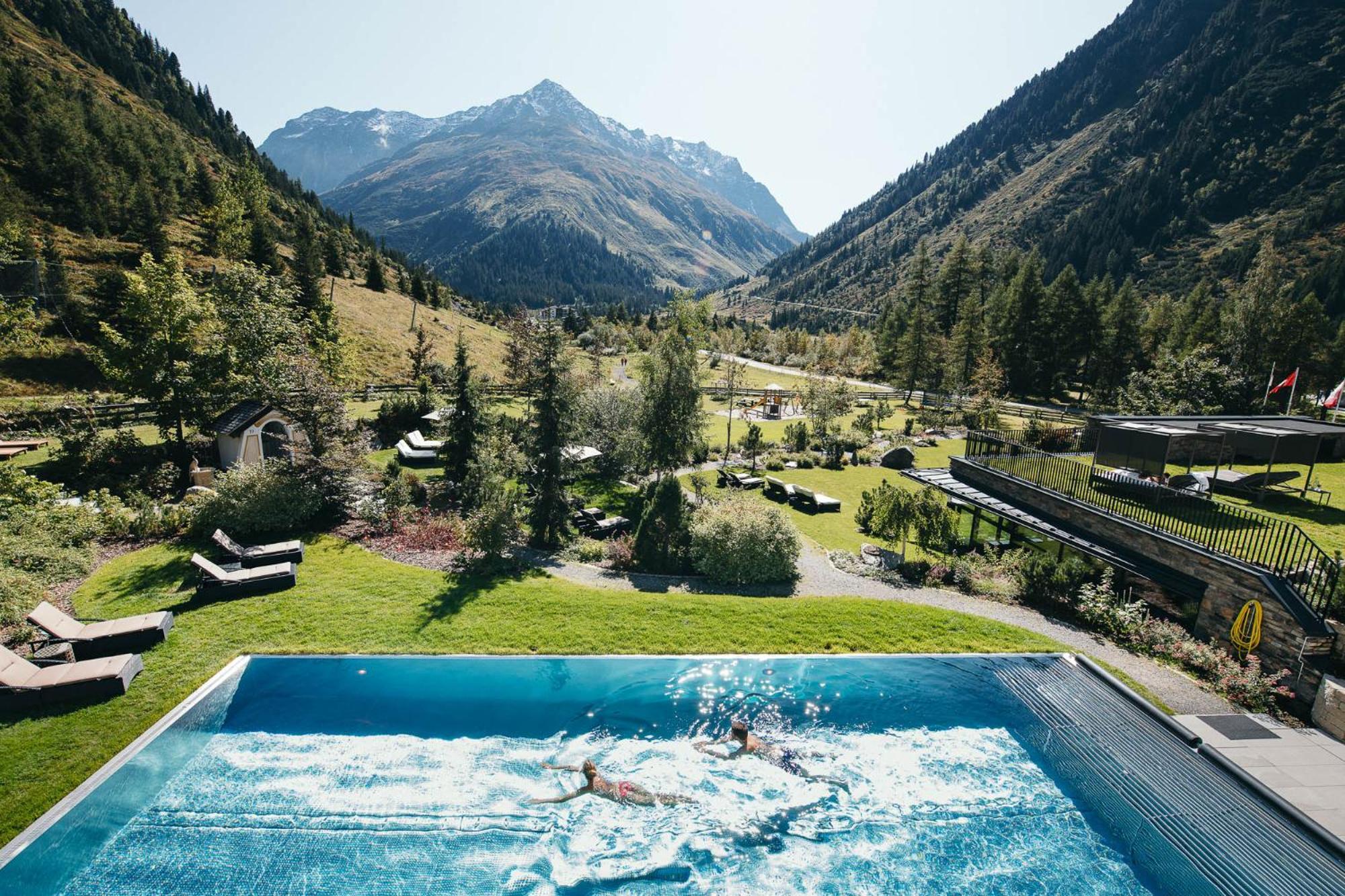 Verwoehnhotel Wildspitze Sankt Leonhard im Pitztal Exteriér fotografie