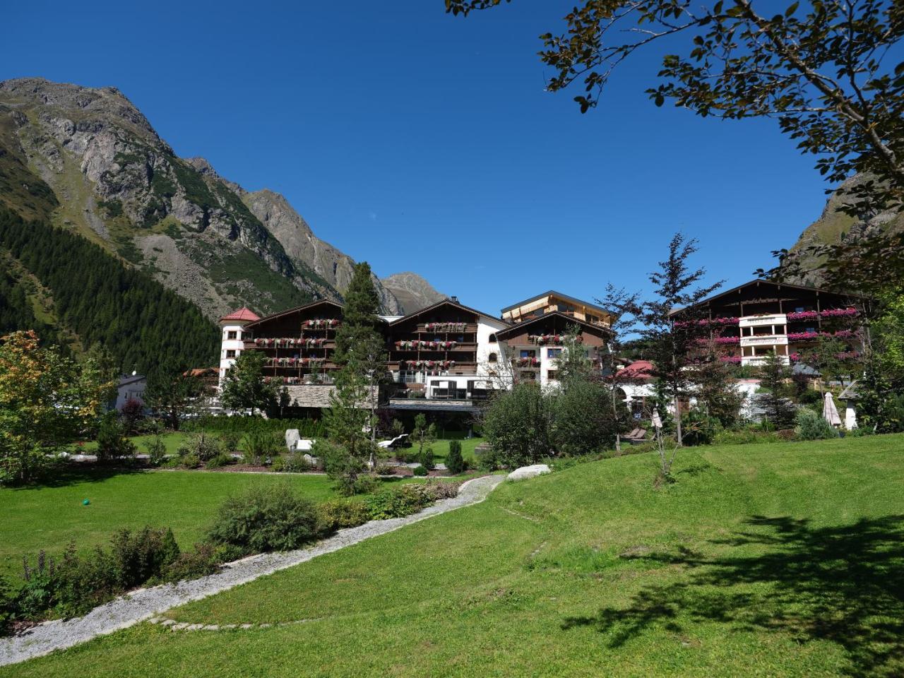Verwoehnhotel Wildspitze Sankt Leonhard im Pitztal Exteriér fotografie